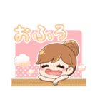 毎日使えるゴルフ女子スタンプ(ポニテ娘)（個別スタンプ：24）