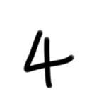 小学生が適当に書いた字1（個別スタンプ：34）