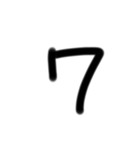 小学生が適当に書いた字1（個別スタンプ：37）