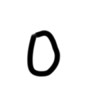 小学生が適当に書いた字1（個別スタンプ：40）