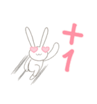 【台湾版】情人節快樂！ ウサギ（個別スタンプ：13）