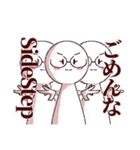 日常的に！変人スタンプ…。（個別スタンプ：4）