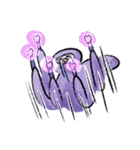 紫色のナマケモノ（個別スタンプ：39）