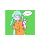 tシャツガールだよ（個別スタンプ：1）