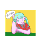 tシャツガールだよ（個別スタンプ：2）