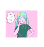 tシャツガールだよ（個別スタンプ：4）