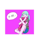 tシャツガールだよ（個別スタンプ：6）