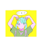 tシャツガールだよ（個別スタンプ：16）