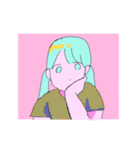 tシャツガールだよ（個別スタンプ：24）