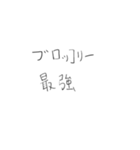 脳筋に向けた吹き出しスタンプ（個別スタンプ：4）