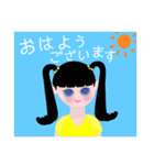 KANOCOちゃん七変化 毎日使いスタンプ（個別スタンプ：1）