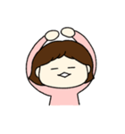 毎日使えるおんなのこ。（個別スタンプ：1）