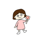 毎日使えるおんなのこ。（個別スタンプ：7）