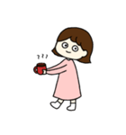毎日使えるおんなのこ。（個別スタンプ：35）