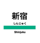 埼京線の駅名スタンプ（個別スタンプ：11）