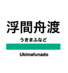 埼京線の駅名スタンプ（個別スタンプ：17）