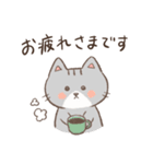 いぬとねこのゆるゆるスタンプRain＆Luito（個別スタンプ：3）