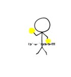 棒⤵︎ ︎人⤴︎︎︎間⤵︎ ︎スターンプ！（個別スタンプ：10）