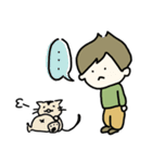 チビとねこ（個別スタンプ：24）