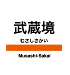 中央線快速(東京-高尾)の駅名スタンプ（個別スタンプ：13）