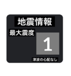 地震震度階級スタンプ❷（個別スタンプ：10）