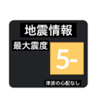 地震震度階級スタンプ❷（個別スタンプ：14）