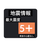 地震震度階級スタンプ❷（個別スタンプ：15）