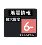 地震震度階級スタンプ❷（個別スタンプ：16）