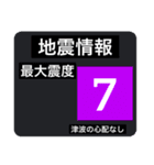 地震震度階級スタンプ❷（個別スタンプ：18）