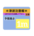 地震震度階級スタンプ❷（個別スタンプ：20）