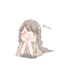 toteのスタンプ【ふわふわ女の子】（個別スタンプ：10）