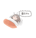 toteのスタンプ【ふわふわ女の子】（個別スタンプ：22）