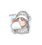 toteのスタンプ【ふわふわ女の子】（個別スタンプ：24）