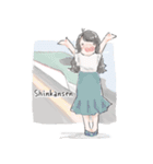 toteのスタンプ【ふわふわ女の子】（個別スタンプ：36）