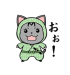 ねこ忍者 和柄衆（個別スタンプ：24）