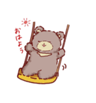 mokomoko bear〜日常編（個別スタンプ：3）