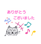 笑っちゃう猫【日常便利なフレーズ】1（個別スタンプ：16）