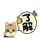 みかんずき・猫①（個別スタンプ：3）