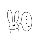 ゆる〜い 一言うさぎ 1（個別スタンプ：8）