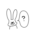 ゆる〜い 一言うさぎ 1（個別スタンプ：18）