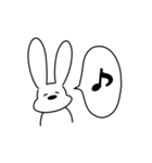 ゆる〜い 一言うさぎ 1（個別スタンプ：40）