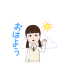 中学生の女のコ（個別スタンプ：5）