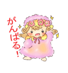 華ひつじのもふらちゃん（個別スタンプ：9）