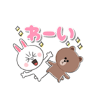 【動く】BROWN ＆ FRIENDS 毎日使える♡（個別スタンプ：7）