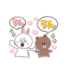 【動く】BROWN ＆ FRIENDS 毎日使える♡（個別スタンプ：9）