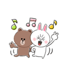 【動く】BROWN ＆ FRIENDS 毎日使える♡（個別スタンプ：19）