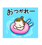 チワワと女の子♪夏の終わり（個別スタンプ：3）