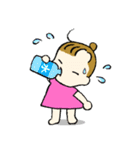 チワワと女の子♪夏の終わり（個別スタンプ：15）