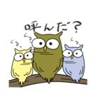 毎日使えるフクロウスタンプ（個別スタンプ：26）