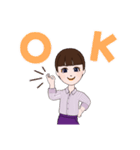 日常٩(^‿^)۶（個別スタンプ：1）